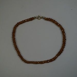 7 3/4" 4mm Rondelle Cut Genuine Citrine Bracelet